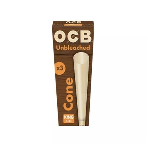 Ocb Pre Roll Cone Unbleched 3
