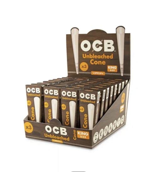 Ocb Pre Roll Cone Unbleched 4